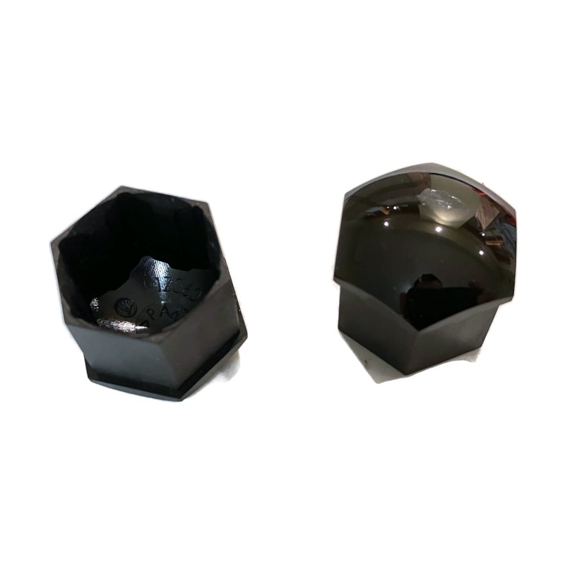 Cache-écrou de boulon de roue VW AUDI SEAT SKODA noir