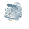 Joint de capot avant VW Caddy 2021- Joint de capot avant VW Caddy 2021-