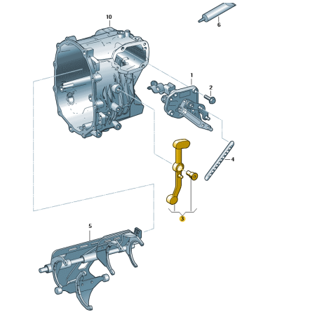 Poids d'équilibrage de boîte de vitesses VW Crafter 2006-2016 Poids d'équilibrage de boîte de vitesses VW Crafter 2006-2016