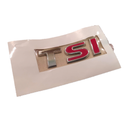 Inscription hayon TSI rouge tornade SI - VW Tiguan Allspace Touran Polo