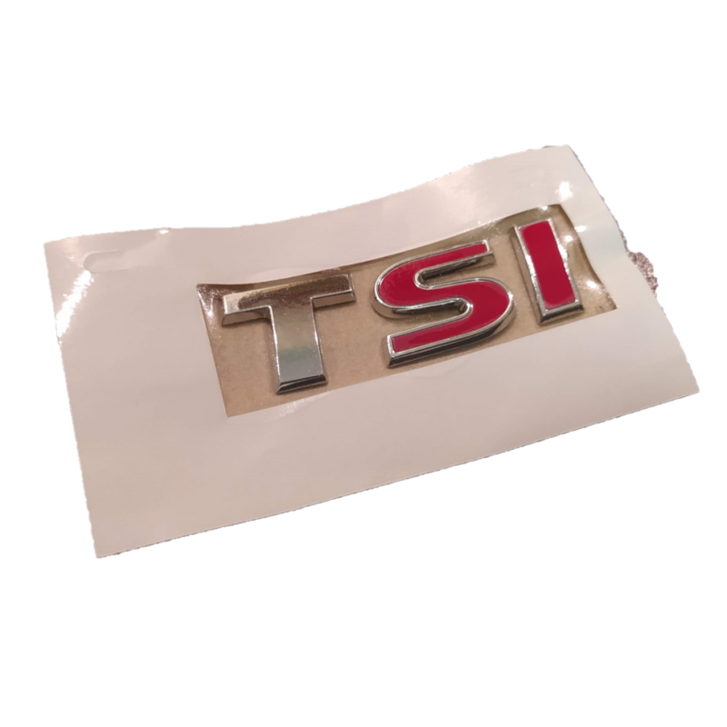 Inscription hayon TSI rouge tornade SI - VW Tiguan Allspace Touran Polo