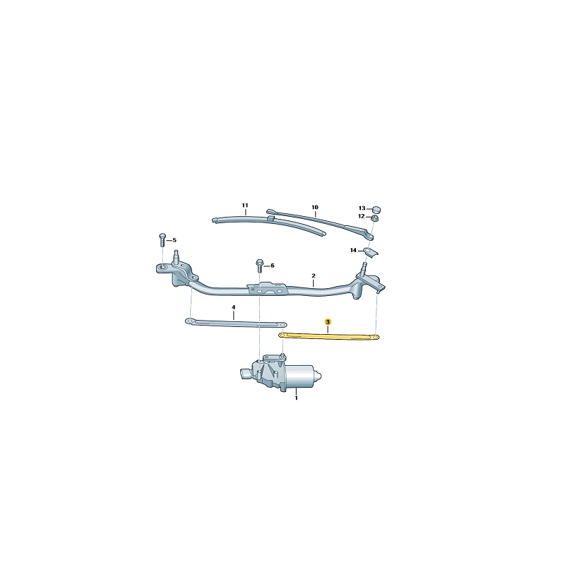 Tringlerie de commande gauche SKODA Fabia Roomster Tringlerie de commande gauche SKODA Fabia Roomster
