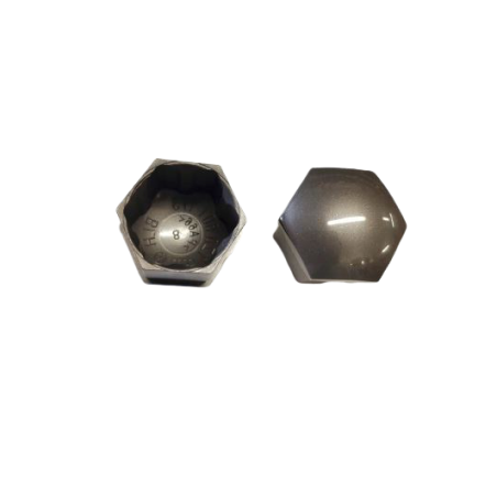 Capuchons de boulon de roue gris argenté métallisé SKODA Capuchons de boulon de roue gris argenté métallisé SKODA