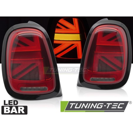 Feux arrière LED rouges compatibles avec MINI COOPER F55 F56 F57 14-17