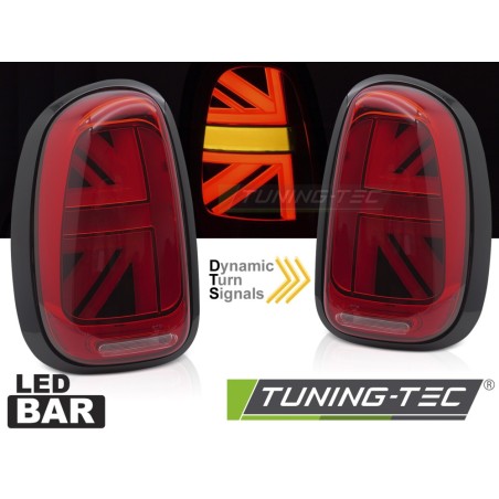 Feux arrière LED rouges compatibles MINI COOPER R60 10-16