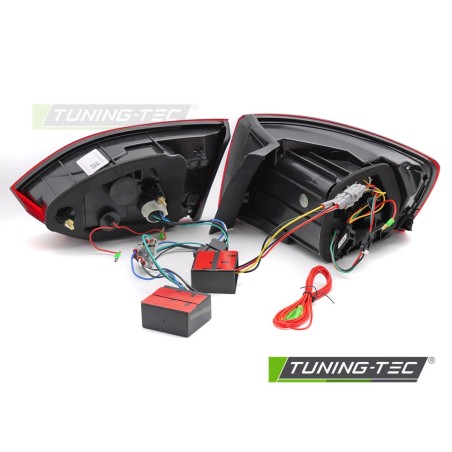 Feux arrière LED BAR rouge blanc pour VW JETTA VI 11-18 Feux arrière LED BAR rouge blanc pour VW JETTA VI 11-18