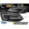 HEADLIGHTS BLACK LED fits VW POLO V 9-17 HEADLIGHTS BLACK LED fits VW POLO V 9-17