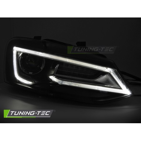 HEADLIGHTS BLACK LED fits VW POLO V 9-17 HEADLIGHTS BLACK LED fits VW POLO V 9-17