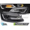 HEADLIGHTS TUBE LIGHT BLACK fits VW JETTA VI 11-18 HEADLIGHTS TUBE LIGHT BLACK fits VW JETTA VI 11-18