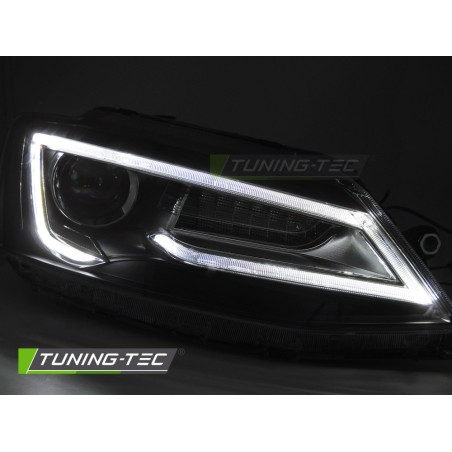 HEADLIGHTS TUBE LIGHT BLACK fits VW JETTA VI 11-18 HEADLIGHTS TUBE LIGHT BLACK fits VW JETTA VI 11-18