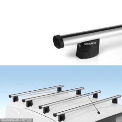 NORDRIVE KARGO PLUS Barres de toit 4-Barres pour CITROEN JUMPER 2