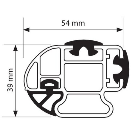 NORDRIVE KARGO PLUS Barres de toit 4-Barres pour CITROEN JUMPER 2 NORDRIVE KARGO PLUS Barres de toit 4-Barres pour CITROEN JUMPER 2