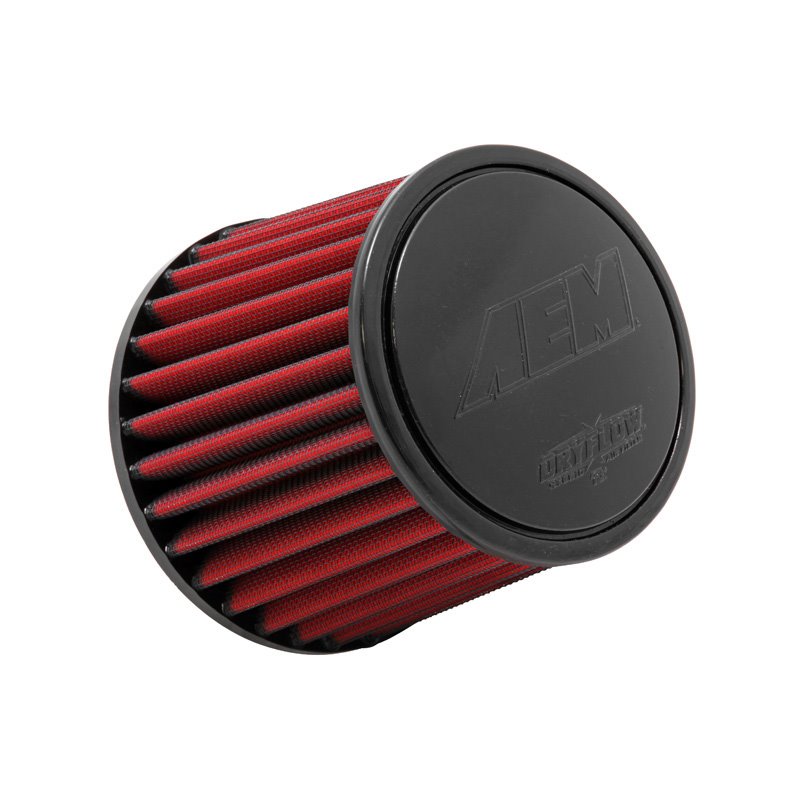 AEM Filtre à air universelle Dryflow Short Neck - Tapered - Ø76mm - 152/130x130mm