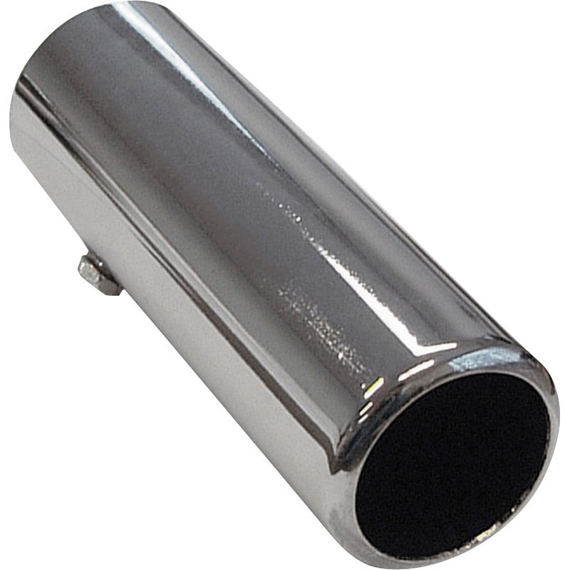 Embout d'échappement Acier/Chromé - rond 50mm - longueur 150mm - 44-47mm aanlsuiting