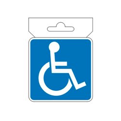 Autocollant AutoTattoo Handicap - 7x7cm