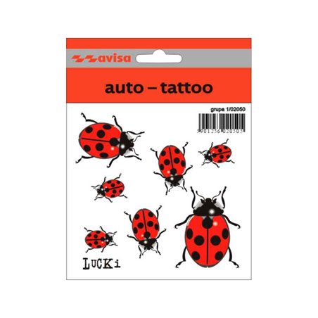 Autocollant Lady Bug - 11x10,5cm