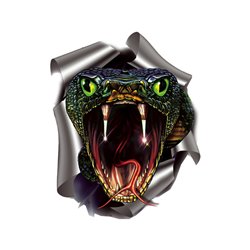 Autocollant Snake - 17,6x20cm