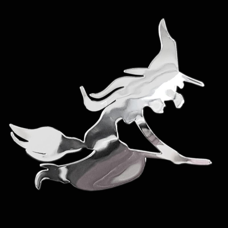 Autocollant Nickel 'Witch' - 70x60mm