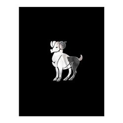 Autocollant Nickel 'Aries' - 50x40mm