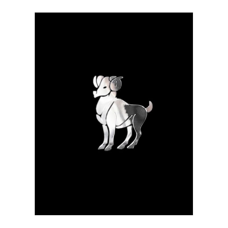 Autocollant Nickel 'Aries' - 50x40mm