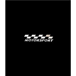 Autocollant Nickel 'MOTORSPORT' - 70x15mm