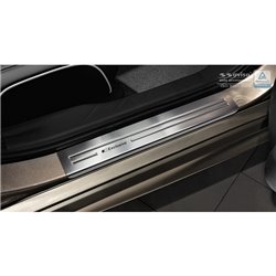 Seuils de portes inoxydable sur mesure pour Mitsubishi ASX 2010- - 'Exclusive' - 4-pièces