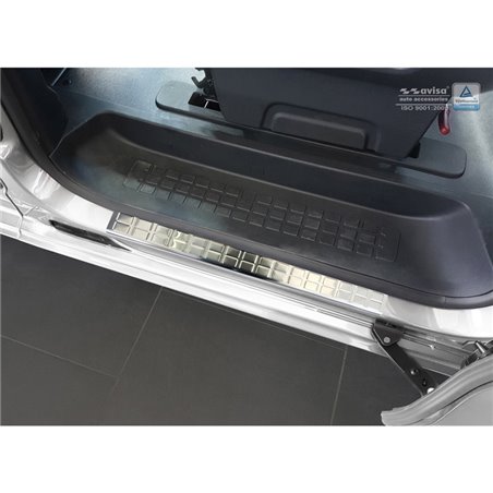 Seuils de portes inoxydable sur mesure pour Citroën Spacetourer / Peugeot Traveller / Peugeot Expert / Toyota Proace 2016- / Ope