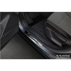 Seuils de portes inoxydable sur mesure pour Renault Megane E-Tech 2022- - 'Special Edition' - 4-pièces