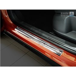 Seuils de portes inoxydable sur mesure pour Volkswagen T-Roc 2017-2022 & Facelift 2022- - 'Sportline' - 4-pièces