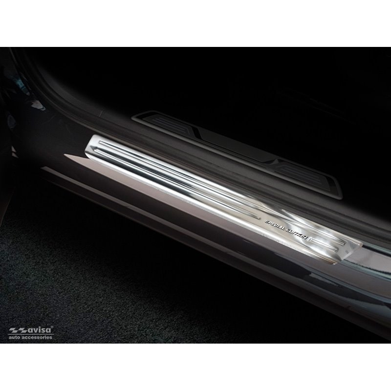 Seuils de portes inoxydable sur mesure pour Volkswagen Touareg III 2018- Incl. Facelift - 'Special Edition' - 4-pièces