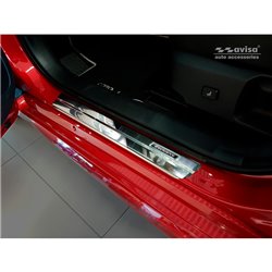 Seuils de portes inoxydable sur mesure pour Toyota Corolla XII Limousine/Hatchback/Touring Sports 2018- & Toyota Corolla Cross 2