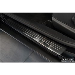 Seuils de portes inox noir sur mesure pour Ford EcoSport Facelift 2017- - 'Special Edition' - 4-pièces