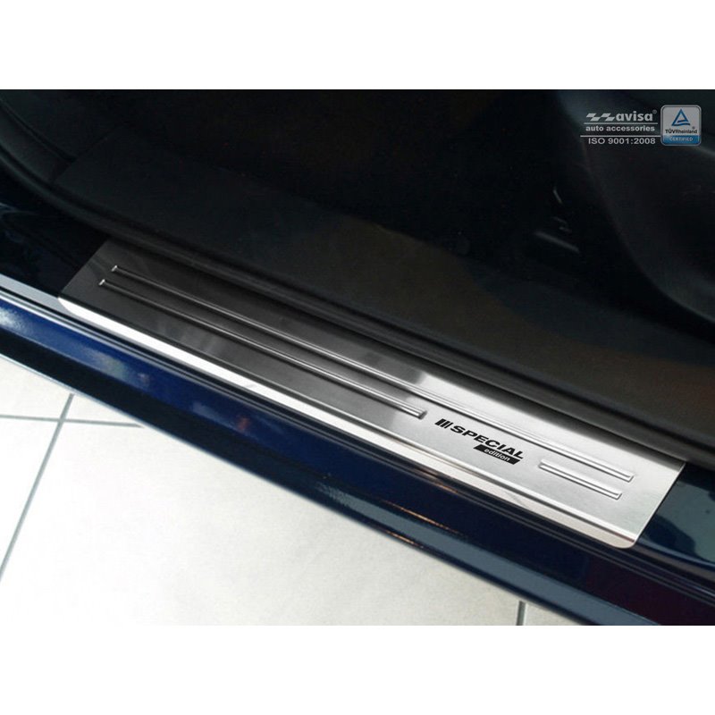 Seuils de portes inoxydable sur mesure pour Mazda 6 III Sedan/Wagon 2012- - 'Special Edition' - 4-pièces