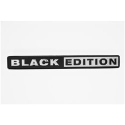 Emblème/Logo d'aluminium - BLACK EDITION - 11,8x1,4cm