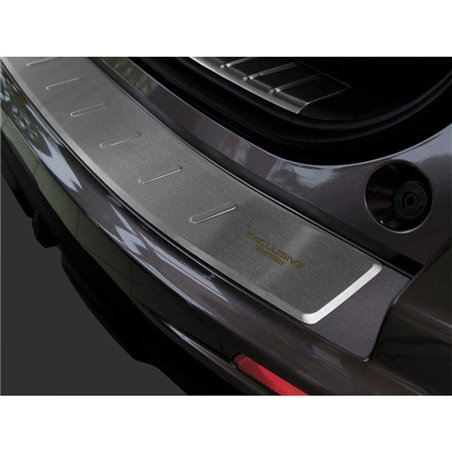 Protection de seuil arrière inox sur mesure pour Honda CRV 2008-2012 'Ribs'