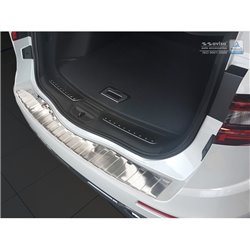 Protection de seuil arrière inox sur mesure pour Renault Koleos II 8/2016- 'Ribs'