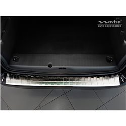 Protection de seuil arrière inox sur mesure pour Citroën Berlingo II Multispace & Peugeot Partner Tepee 2008-2015 & 2015-2018 & 