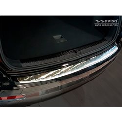 Protection de seuil arrière inox sur mesure pour Audi Q3 II 2019- incl. S-Line 'Ribs'