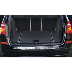 Protection de seuil arrière inox sur mesure pour BMW X3 F25 Facelift 2014-2017