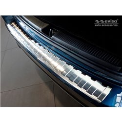 Protection de seuil arrière inox sur mesure pour Mercedes Classe-B W247 2018- incl. AMG 'Ribs'