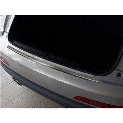 Protection de seuil arrière inox sur mesure pour Audi Q3 2011-2015 & 2015- 'Ribs'