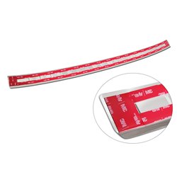 Protection de seuil arrière inox sur mesure pour Audi A3 (8Y) Sportback 2020- 'Ribs'