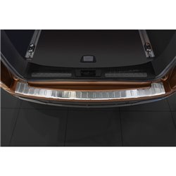 Protection de seuil arrière inox sur mesure pour Range Rover Evoque 5 portes 2013-2018 'Ribs'