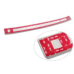 Protection de seuil arrière inox sur mesure pour Honda Civic XI HB 2022- 'Ribs'