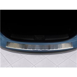 Protection de seuil arrière inox sur mesure pour Hyundai i40 CW 2011- 'Ribs'
