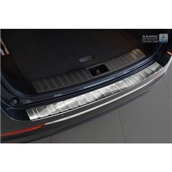 Protection de seuil arrière inox sur mesure pour Kia Optima Combi 2016- 'Ribs'