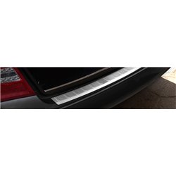 Protection de seuil arrière inox sur mesure pour Mercedes Classe-C W204 Kombi 2007-2011 (incl. AMG) 'Ribs'