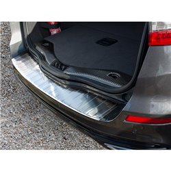 Protection de seuil arrière inox sur mesure pour Ford Mondeo V Wagon 2014- & Facelift 2019- 'Ribs'