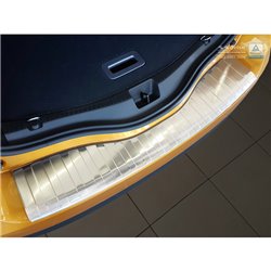 Protection de seuil arrière inox sur mesure pour Renault Scenic IV 2016-2023 'Ribs'