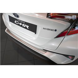 Protection de seuil arrière inox sur mesure pour Toyota C-HR 2016-2019 & Facelift 2019-2023